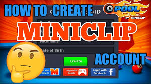 create a miniclip id for 8 ball pool