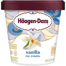 haagen dazs vanilla ice cream