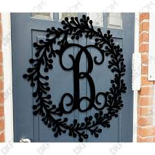 Leafy Decorative Front Door Sign Last
