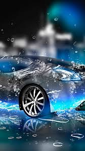 cool 3d blue car wallpaper best a411