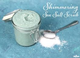 shimmering sea salt scrub recipe soap