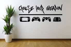 Weapon Game Wall Decal Sticker