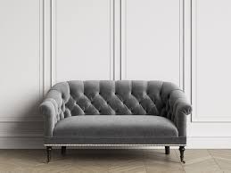 classic tufted sofa in classic interior