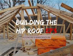brick house how to build a hip roof