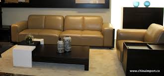 luxury leather sofa from china import