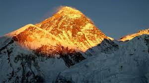 mount everest located on the map