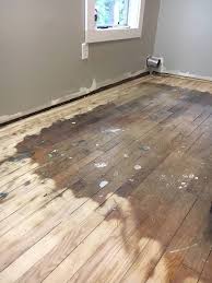 how we refinished our old wood floors