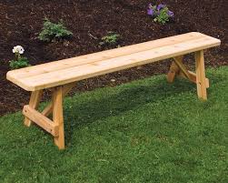 Backless Cedar Pine And Redwood Benches