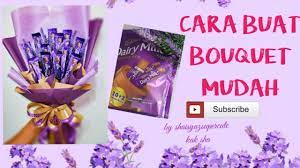 Cara membuat coklat panas ternyata tak sesulit yang kamu bayangkan. Bouquet Chocolate Cadbury Purple Buket Chocolate Wrapping Ala Korea Youtube