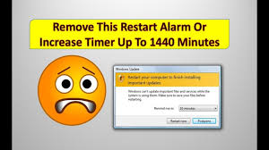 Increase Restart Timer After Windows 7 Updates Finish Installing Important Updates