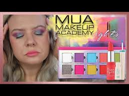 new mua makeup academy neon lights