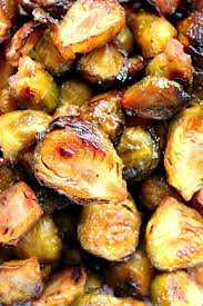 honey balsamic roasted brussels sprouts