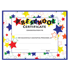 11 Preschool Certificate Templates Pdf Free Premium