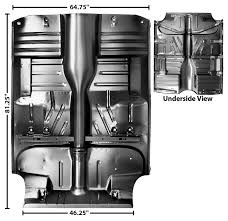1955 1957 chevy bel air floor pan