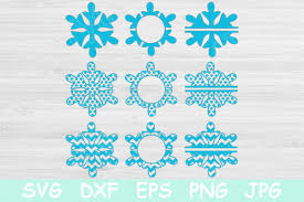 Christmas Snowflake Monogram Graphic By Tiffscraftycreations Creative Fabrica