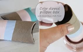 Colour Dipped Pillow Box With Annie