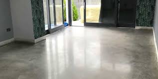 badly finished polished concrete floor