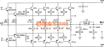 500w transistor power lifier circuit