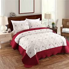 China 100 Polyester Bedspread Set Real