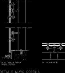 curtain wall detail dwg detail for