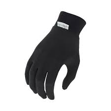 Terramar Silkspandex Glove Liner Size Xs 55 Black