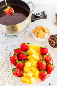 chocolate fondue recipe a fondue set
