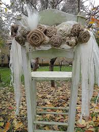 Bride And Groom Rustic Chair Covers