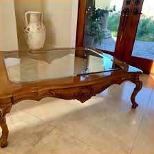 It may be used to hold articles such as food or papers at a convenient or comfortable height when sitting, and is therefore often used. Ethan Allen Coffee Table For Sale Compared To Craigslist Only 4 Left At 60