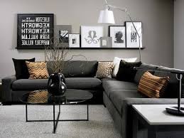 black couch decor