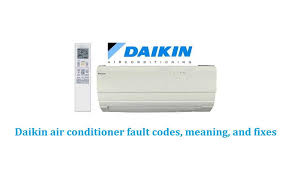 daikin air conditioner fault codes