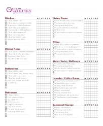 Daily Cleaning Checklist Template Professional House Awesome