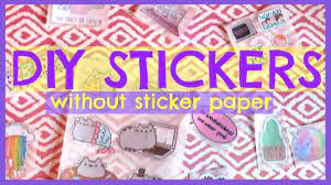 If you are skilled at digital design, another option is to draw the image in photoshop or another graphic design or photo editing software program. Diy Stickers Without Sticker Paper Youtube