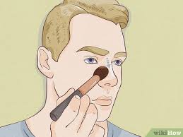 apply makeup to look more masculine