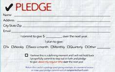 7 Best Pledge Cards Images Cards Templates Printable Free