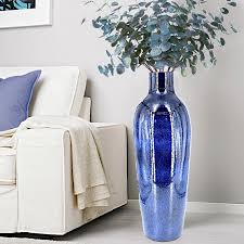 Modern Floor Vase Strong Blue