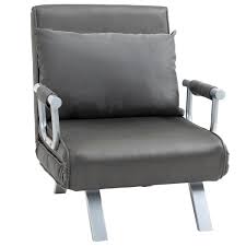 homcom 5 position folding sleeper chair