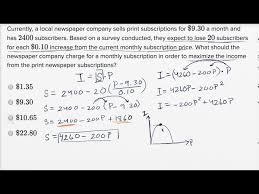 Quadratic And Exponential Word Problems
