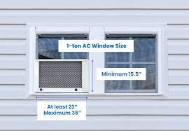 window air conditioner dimensions