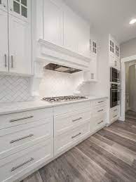 75 vinyl floor kitchen with white