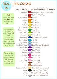 Food Color Mixing Chart Bedowntowndaytona Com