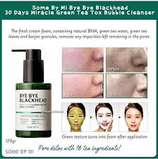 This product cleanses your skin by removing impurities from your pores, provides full blackhead care while removing excess oil from the blackhead cleanser cleans out your pores with 16 teas and naturally sourced bha bubbles. Some By Mi Bye Bye Blackhead Wish And Try Beauty Shop Facebook