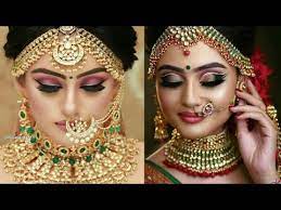 indian bridal jewellery hair style