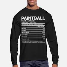 funny paintball nutrition facts player