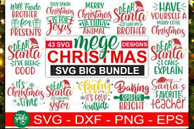 Holiday Christmas Big Bundle Graphic By Designdealy Com Creative Fabrica In 2020 Christmas Svg Christmas Holidays Teacher Favorite Things