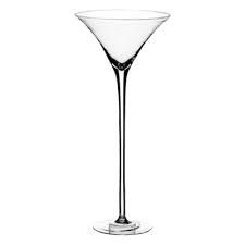 hire a giant martini glass vase