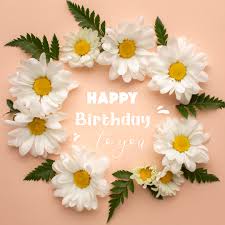 free happy birthday image with flowers