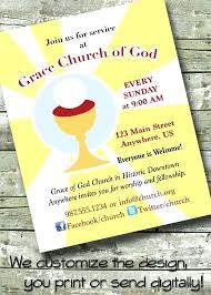 Church Invitation Flyer S Template Cafe322 Com