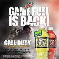 mountain dew game fuel press x to chug