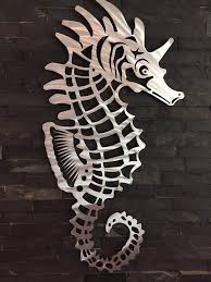 Seahorse Metal Wall Art Home Decor
