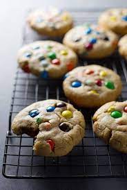 big soft m m cookies recipe pinch of yum